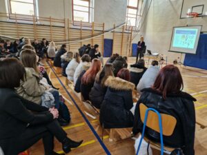 Predavanje U Gimnaziji Vukovar Ana Sruk