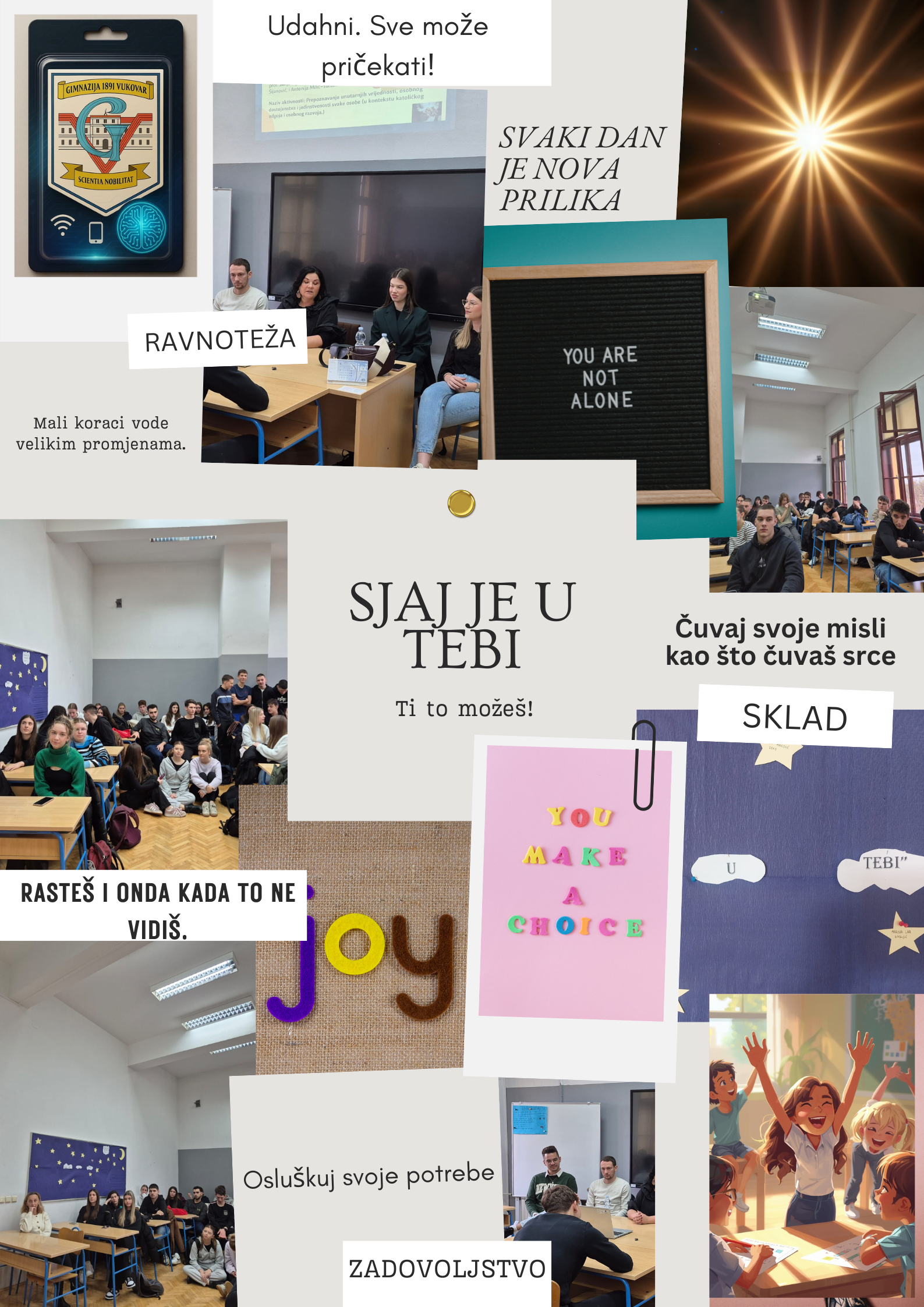 Sjaj je u tebi - školski projekt