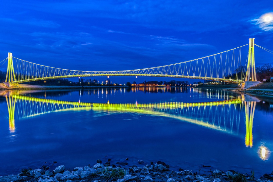 pješački most u osijeku