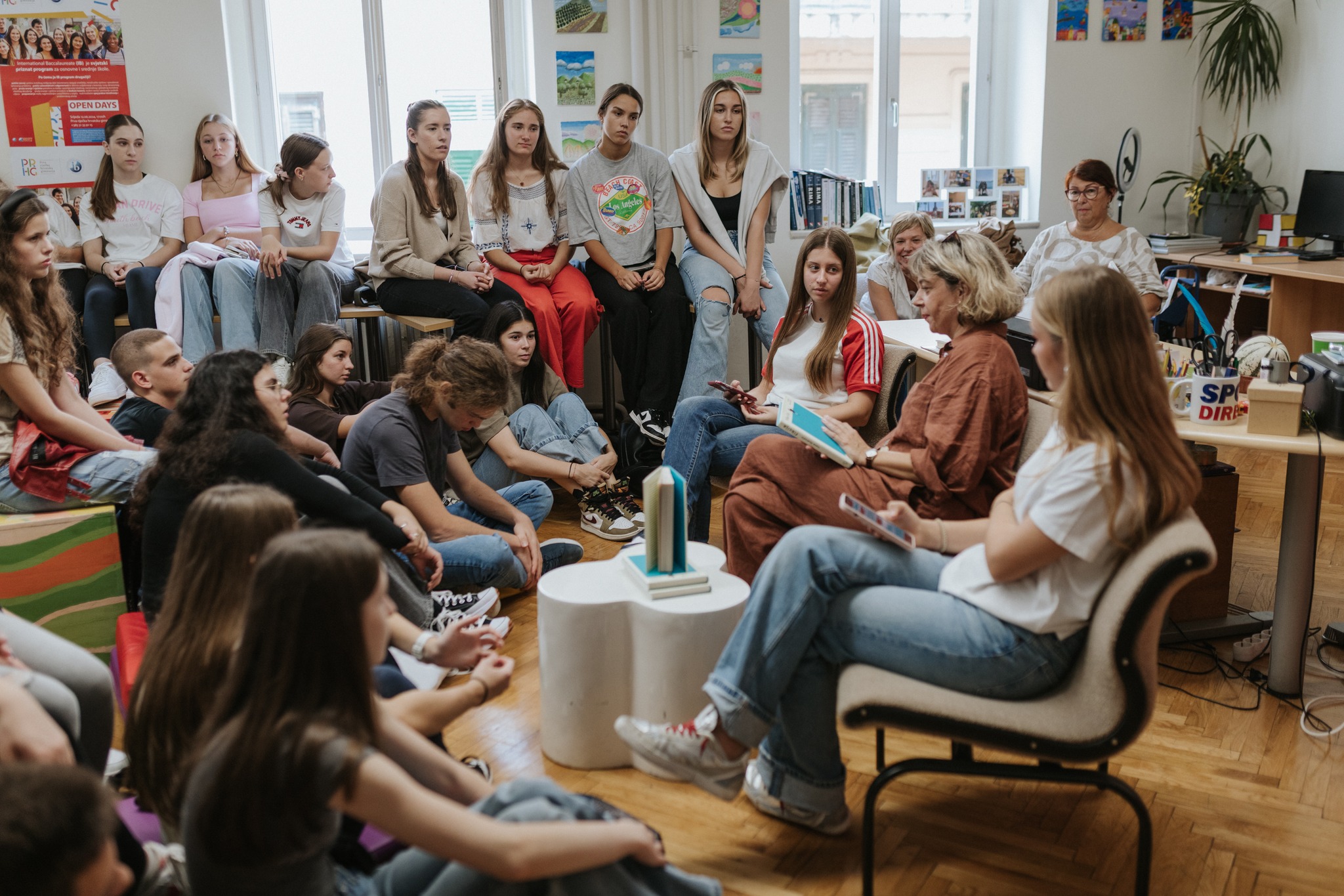 učenisi sudjeluju u prijketu rijeka riječi