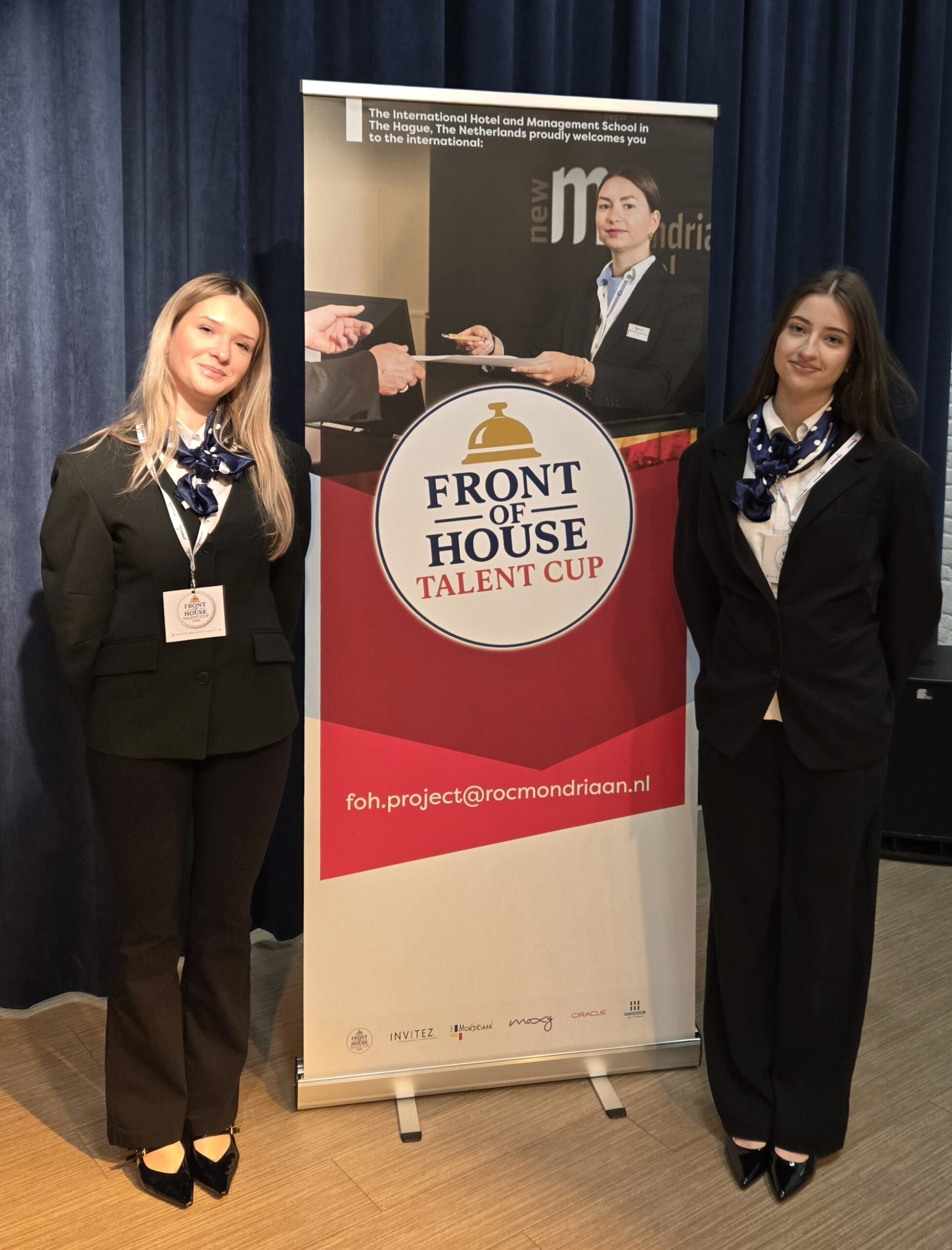 Eva i Karmen na otvorenju natjecanja Front of the House Talents Cup 2026