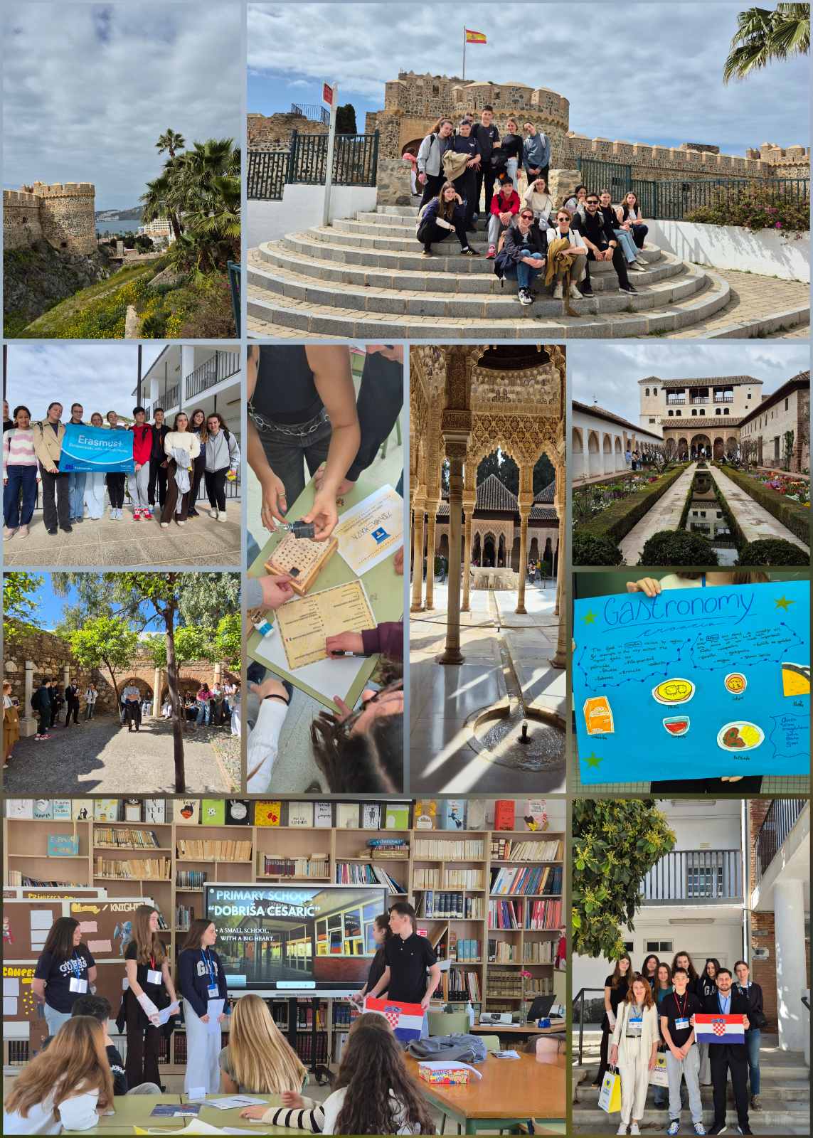 Fotografije učenika Osnovne škole,, Dobriša Cesarić ", Osijek kako sudjeluju u raznim aktivnostima 