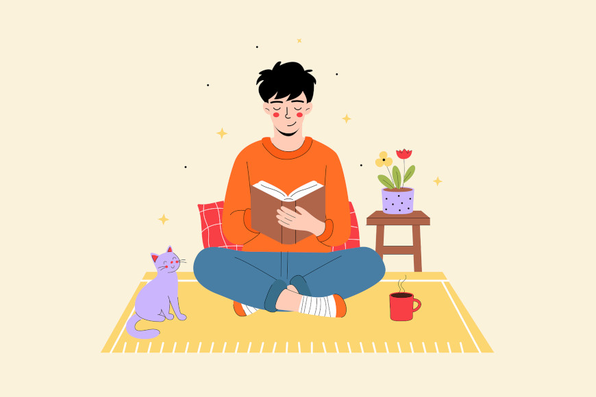 ilustracija čitanja