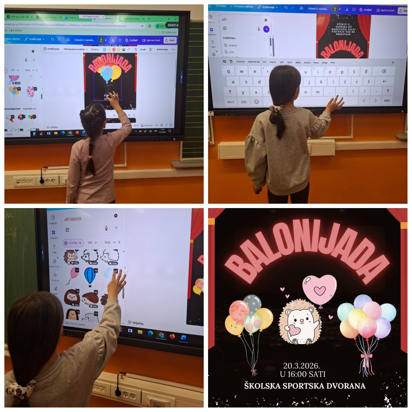 Izrada postera za školsku predstavu