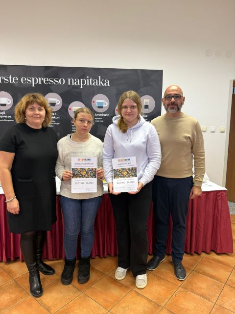 Barbara i Marta s mentorima